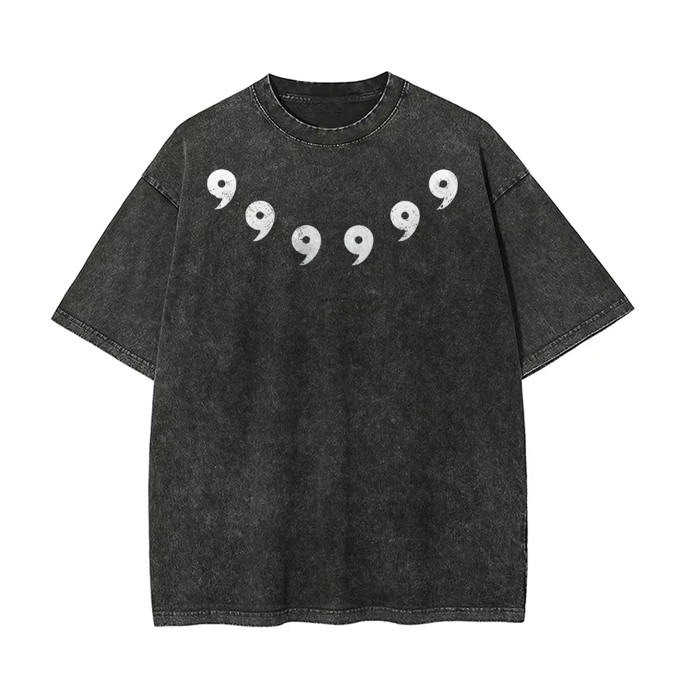 Acid Wash Vintage Graphic T Shirt - Kaos Naruto Sage of Six Paths