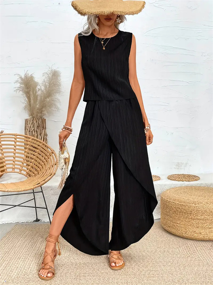 T-Shirts - Set Modis Santai Oversize Nyaman Set