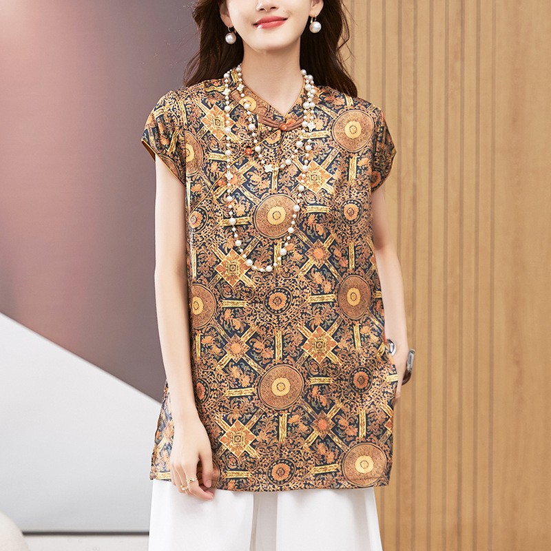 Blus Wanita Lengan Pendek Kera - Shirts ulasan dan harga