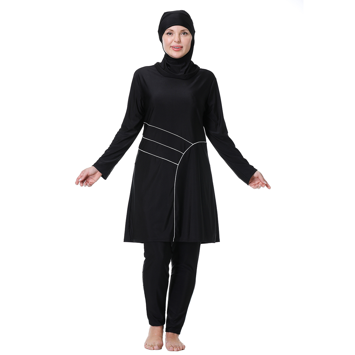 H1029 Baju Renang Muslimah Ful - Suits ulasan dan harga