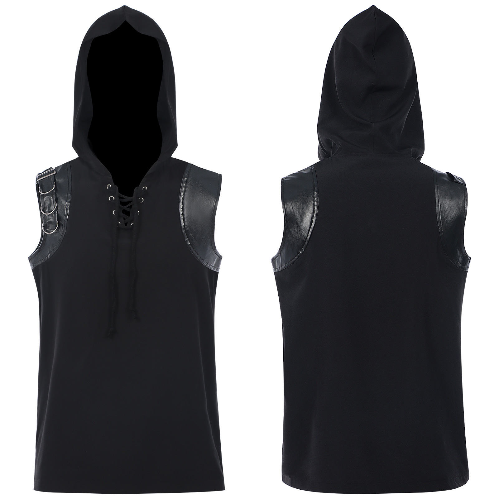 Kemeja Bajak Laut Abad Perteng - Medieval Gothic Lace Up Pirate Shirt ulasan dan harga