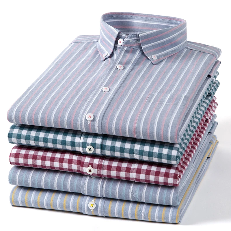 Kemeja Pria Lengan Panjang Kas - Oxford Cotton Casual Shirt Business ulasan dan harga