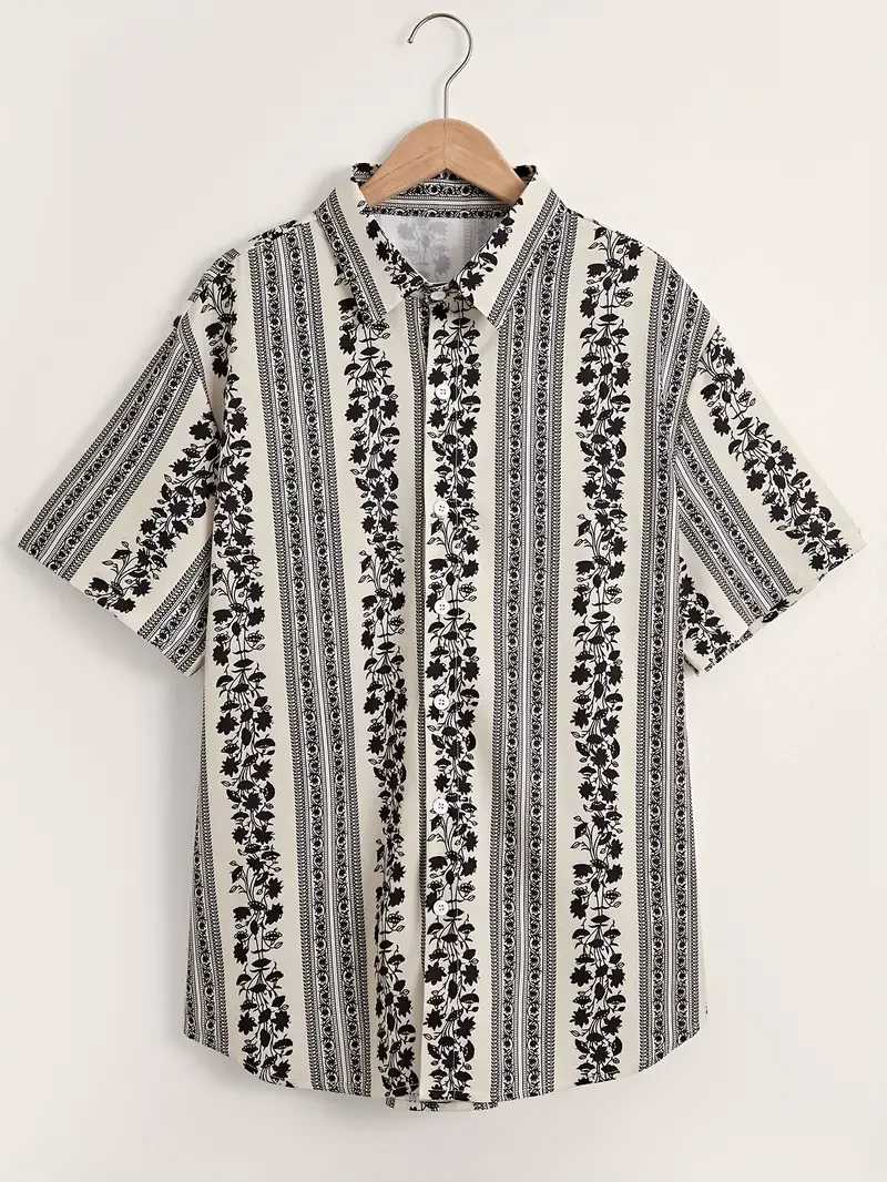Kemeja Hawaii pria motif bola  - Short Sleeve Bowling Shirt Retro ulasan dan harga