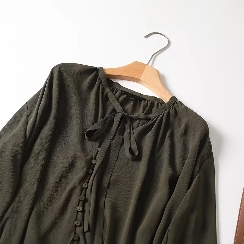 Kemeja Wanita Gaya Prancis 202 - Shirts ulasan dan harga