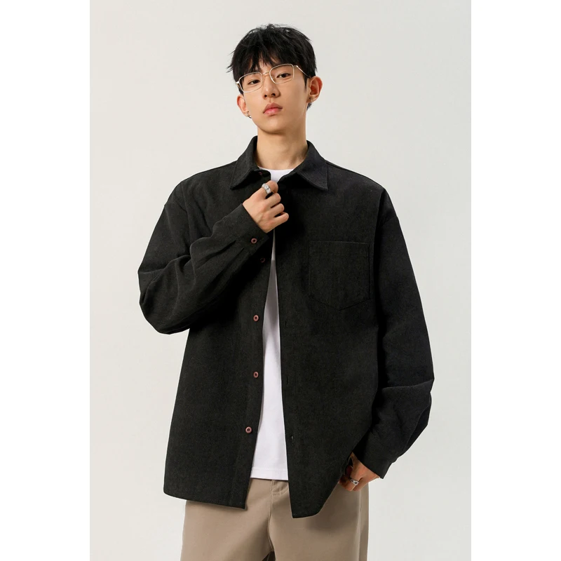 Atasan Korduroi Berkancing unt - Corduroy Button Up Shirt Men ulasan dan harga
