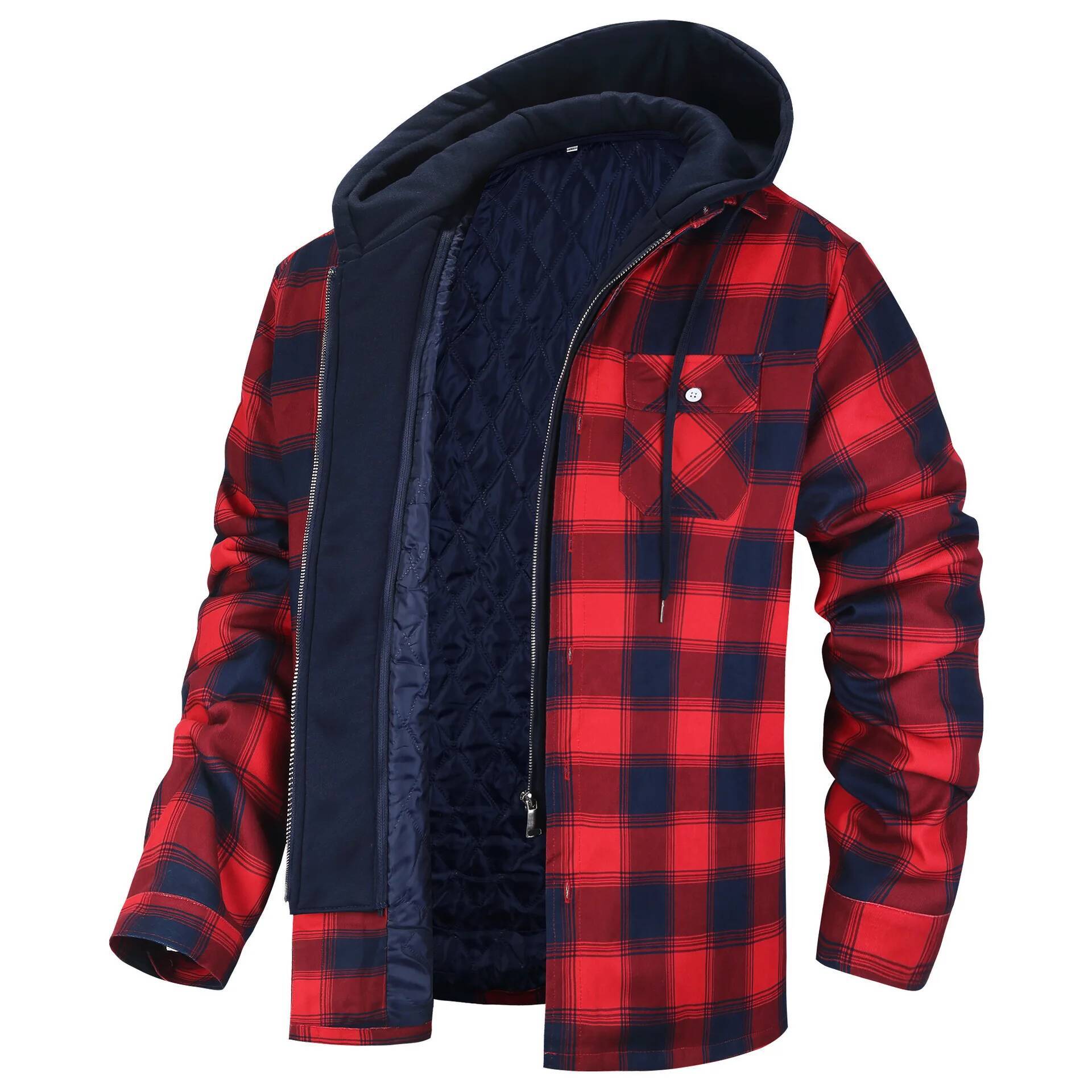 Jaket Flanel Kotak-kotak Musim - Flannel Plaid Shirt Heavy Weight ulasan dan harga